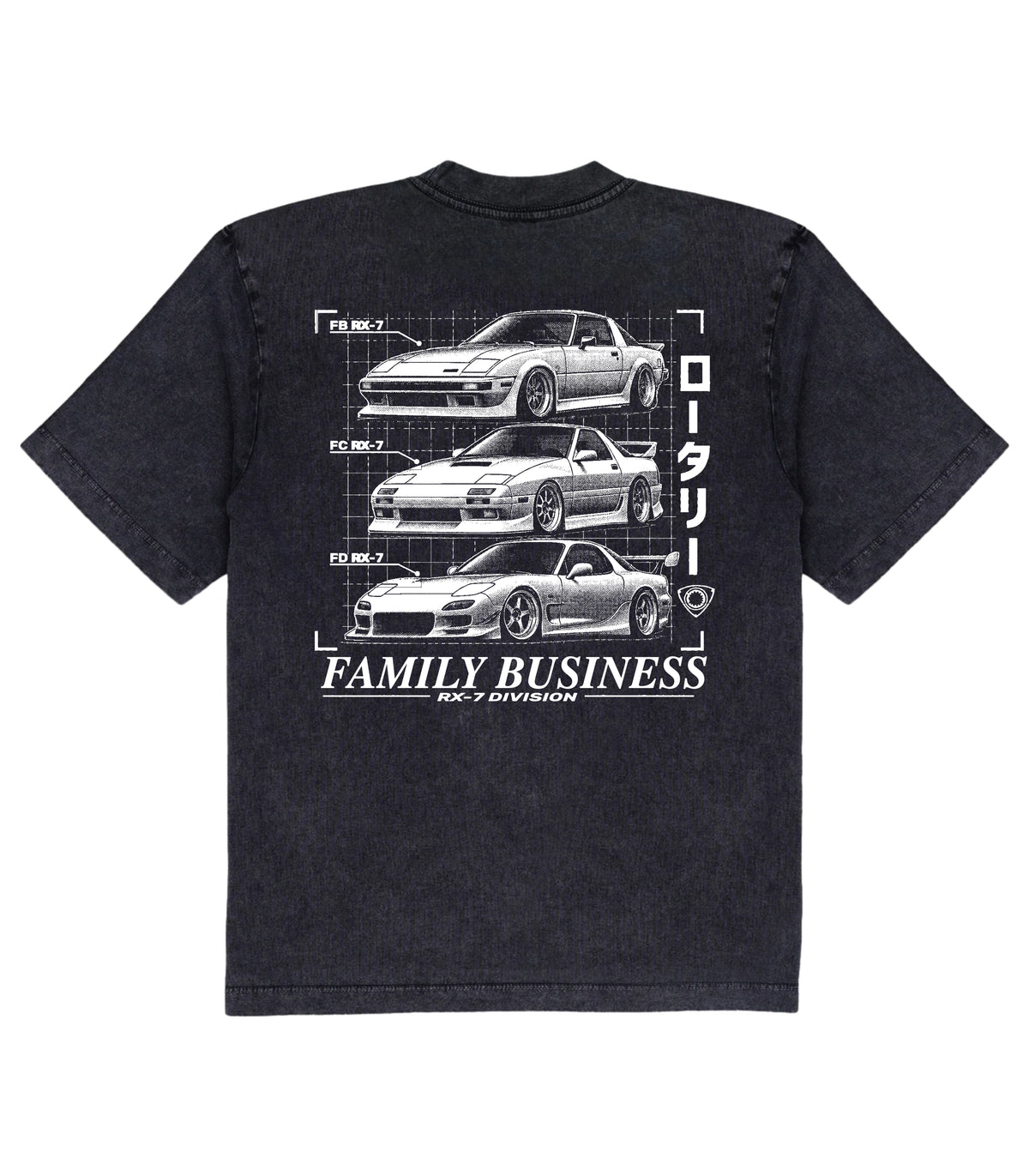 POOR JUDGEMENT! Motor Club Vintage RX7 Shirt