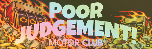 POOR JUDGEMENT HOLOGRAPHIC SLAP STICKER