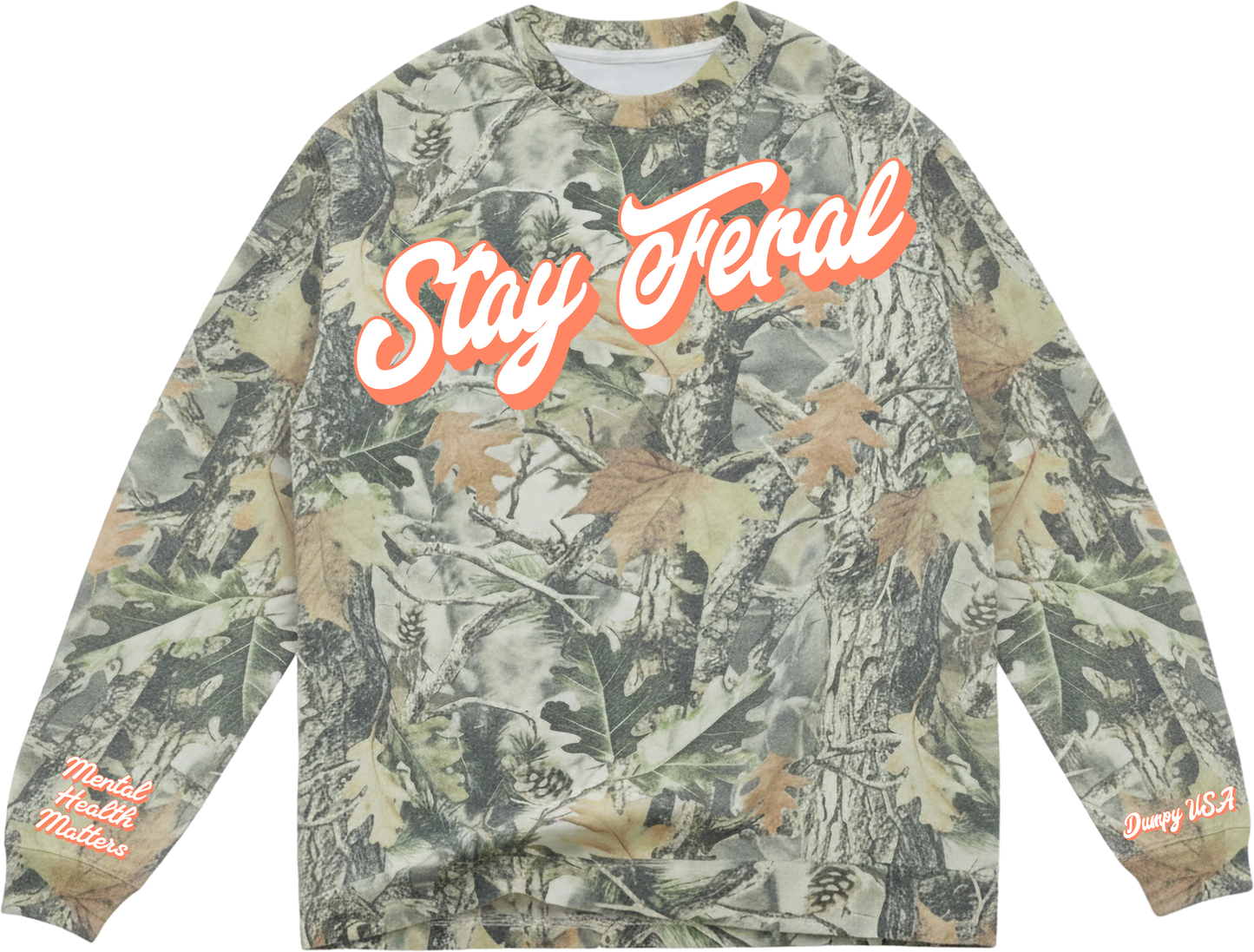 STAY FERAL PREMIUM CAMO TEE