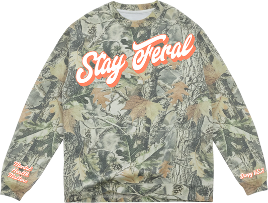 STAY FERAL PREMIUM CAMO TEE